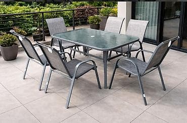 Garden furniture: 🆒 Progarden sto sa 6 stolica 🆒 🪑Stolica: Dimenzije: 54 x 72 x 90 cm 📏 at lalafo.rs — 1 Garden furniture: 🆒 Progarden sto sa 6 stolica 🆒 🪑Stolica: Dimenzije: 54 x 72 x 90 cm 📏 — 1