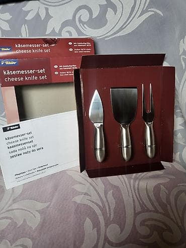 Kuhinjiski komplet Stainless Steel oznaka 18/10 Nemacka. Trodelni deo na lalafo.rs Kuhinjiski komplet Stainless Steel oznaka 18/10 Nemacka. Trodelni deo