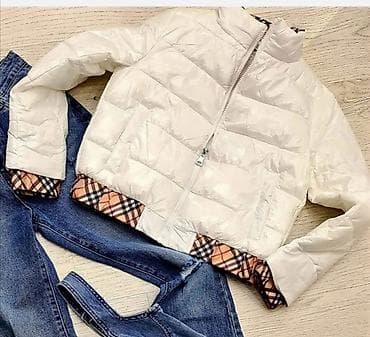 Burbary bela i krem lakovana jakna Lagane, udobne Bela Vel S Krem Vel na lalafo.rs — 3 Burbary bela i krem lakovana jakna Lagane, udobne Bela Vel S Krem Vel — 3