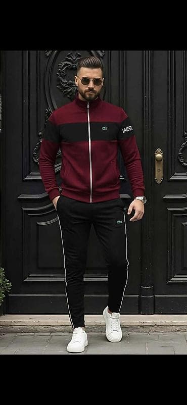 Komplet, Lacoste, bоја - Bordo, Pamuk na lalafo.rs Komplet, Lacoste, bоја - Bordo, Pamuk