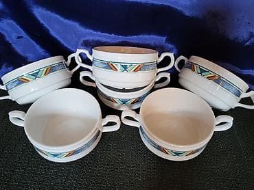 Porcelanske nove cinije Jlmenau Nemacka za supe,corbe,poslastice 1991g na lalafo.rs — 3 Porcelanske nove cinije Jlmenau Nemacka za supe,corbe,poslastice 1991g — 3