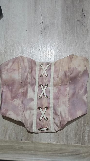 Underwear: Korzet top bez bretela u pastelno ružičasto-lila tie-dye šari. - at lalafo.rs — 2 Underwear: Korzet top bez bretela u pastelno ružičasto-lila tie-dye šari. - — 2
