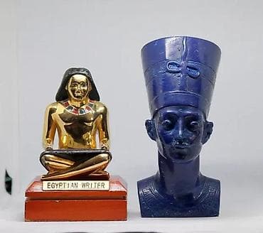 dve suknje po: Kip glave kraljice NEFERTITI ručno izrađen od PLAVOG KAMENA. Extra at lalafo.rs — 1 dve suknje po: Kip glave kraljice NEFERTITI ručno izrađen od PLAVOG KAMENA. Extra — 1