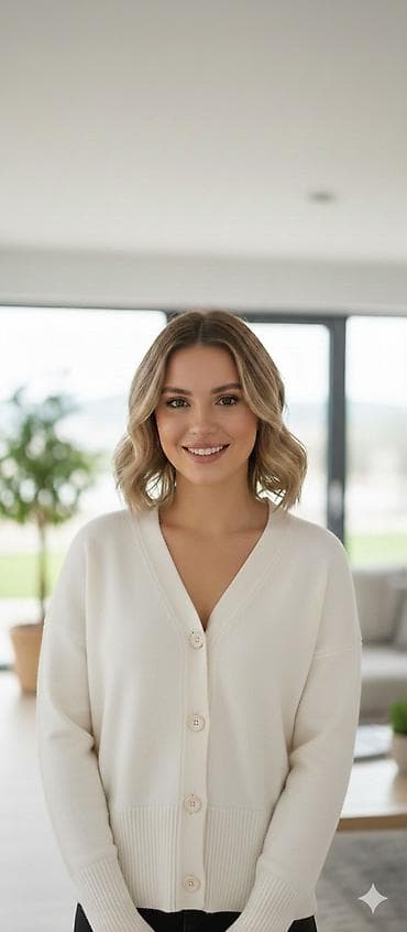 Ženski kardigan sa dugmadima – elegantan i udoban osnovni komad na lalafo.rs Ženski kardigan sa dugmadima – elegantan i udoban osnovni komad