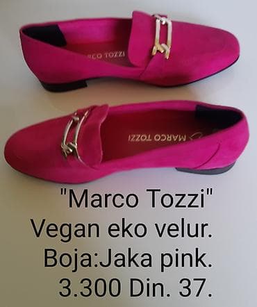 Loafers: Marco Tozzi ženske mokasine - Materijal: vegan eko velur - Boja: jaka at lalafo.rs — 2 Loafers: Marco Tozzi ženske mokasine - Materijal: vegan eko velur - Boja: jaka — 2