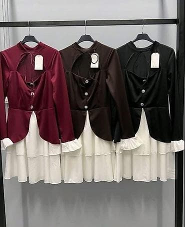 🔥Ženska haljina sa efektom dvodelnog kompleta – elegantan gornji deo na lalafo.rs — 3 🔥Ženska haljina sa efektom dvodelnog kompleta – elegantan gornji deo — 3