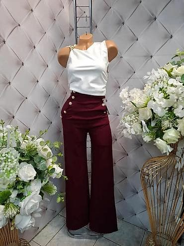 pantalone gina benotti: Damski komplet – sako i pantalone u bordo boji i majica - Elegantne na lalafo.rs — 2 pantalone gina benotti: Damski komplet – sako i pantalone u bordo boji i majica - Elegantne — 2