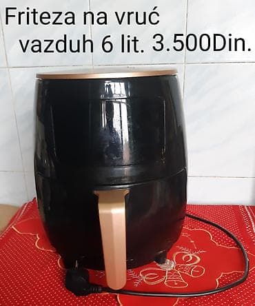 Friteza na vruć vazduh (air fryer) SilverCrest – zapremina korpe 6 at lalafo.rs Friteza na vruć vazduh (air fryer) SilverCrest – zapremina korpe 6