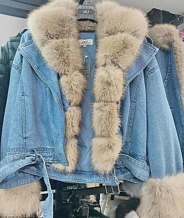 ✨ Ženska kratka teksas jakna sa krznom ✨ Moderan i unikatan model na lalafo.rs — 1 ✨ Ženska kratka teksas jakna sa krznom ✨ Moderan i unikatan model — 1