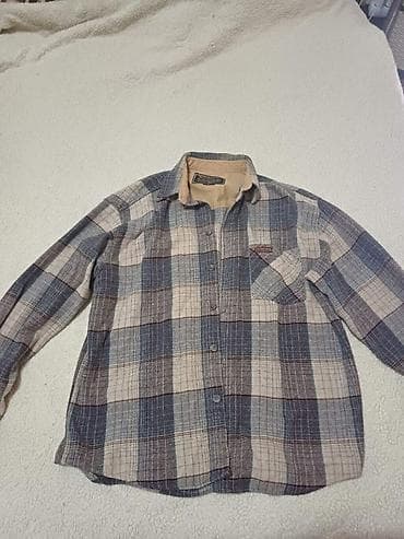 Muška karirana košulja dugih rukava - Materijal: mekani flanel na lalafo.rs Muška karirana košulja dugih rukava - Materijal: mekani flanel