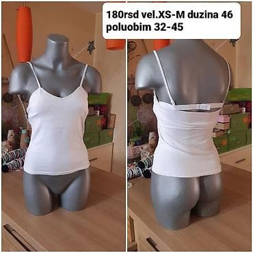 Beli ženski top sa bretelama, idealan za kombinovanje u različitim na lalafo.rs — 1 Beli ženski top sa bretelama, idealan za kombinovanje u različitim — 1