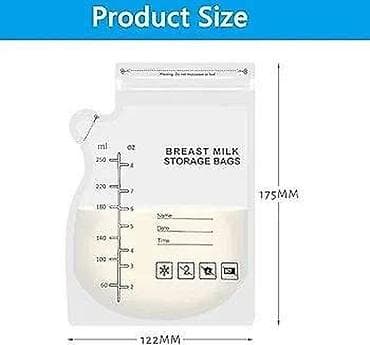 Кесица за чување мајчиног млека, 30 ком. 250 мл кесице за сакупљање na lalafo.rs — 3 Кесица за чување мајчиног млека, 30 ком. 250 мл кесице за сакупљање — 3