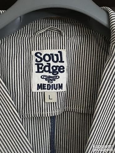 Soul Edge prugasta strukirana lagana jakna veličine L, bez postave na lalafo.rs — 3 Soul Edge prugasta strukirana lagana jakna veličine L, bez postave — 3