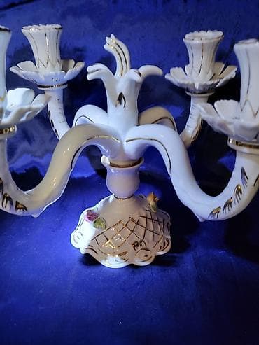 Candles and candlesticks: Svecnjak nov,Zajecar porcelan rucni rad iz 70ih.god. Porcelanski at lalafo.rs — 5 Candles and candlesticks: Svecnjak nov,Zajecar porcelan rucni rad iz 70ih.god. Porcelanski — 5