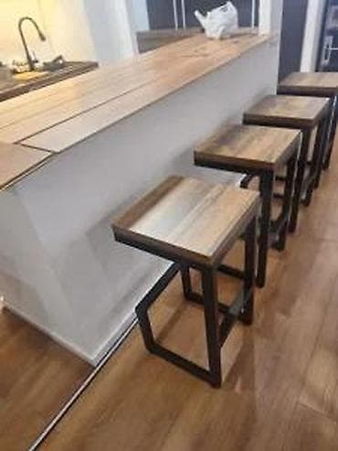 Sets of table and chairs: BARSKE STOLICE IZRADA PO MERI | Kontakt telefon 06******** Viber at lalafo.rs — 6 Sets of table and chairs: BARSKE STOLICE IZRADA PO MERI | Kontakt telefon 06******** Viber — 6