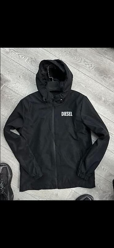 Muška lagana jakna s kapuljačom – crna, sa brendiranim logotipima (A|X na lalafo.rs — 2 Muška lagana jakna s kapuljačom – crna, sa brendiranim logotipima (A|X — 2