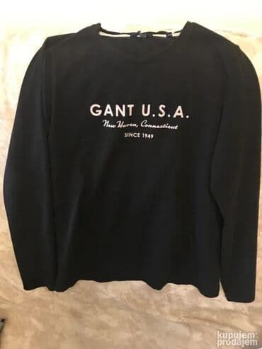 Duksevi: Original GANT majica dugih rukava S / M cotton /elastin Crna boja na lalafo.rs Duksevi: Original GANT majica dugih rukava S / M cotton /elastin Crna boja