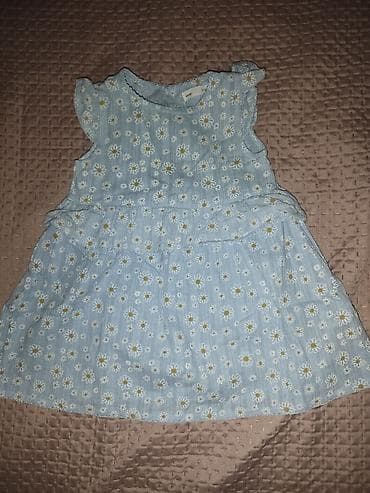 Dečija letnja haljinica bez rukava - Svetloplava podloga sa printom na lalafo.rs — 2 Dečija letnja haljinica bez rukava - Svetloplava podloga sa printom — 2