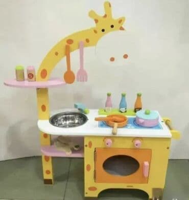 Dečije kuhinje: Žirafa drvena kuhinja za decu Drveni kuhinjski set je savršen poklon na lalafo.rs — 2 Dečije kuhinje: Žirafa drvena kuhinja za decu Drveni kuhinjski set je savršen poklon — 2
