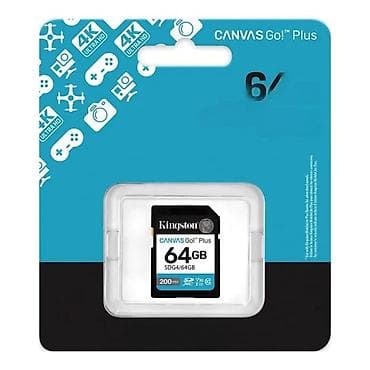 Kingston Canvas Go! Plus SDXC memorijska kartica – 64 GB (model na lalafo.rs Kingston Canvas Go! Plus SDXC memorijska kartica – 64 GB (model