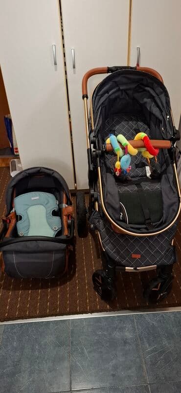 Komplet 2 u 1 – kolica i autosedište/nosač za bebe (brend Moni) - na lalafo.rs Komplet 2 u 1 – kolica i autosedište/nosač za bebe (brend Moni) -