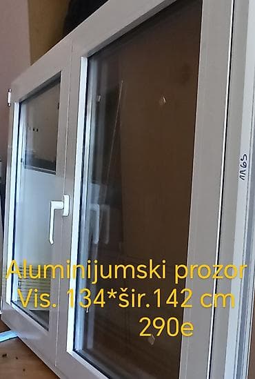 Aluminijumski prozori – dvokrilni Model 1: - Dimenzije: visina 134 cm na lalafo.rs Aluminijumski prozori – dvokrilni Model 1: - Dimenzije: visina 134 cm