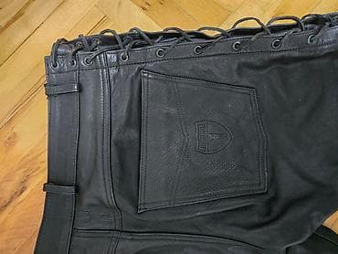 Moto pantalone od kvalitetne prave koze.Velicina 50 unisex model. Za na lalafo.rs — 4 Moto pantalone od kvalitetne prave koze.Velicina 50 unisex model. Za — 4