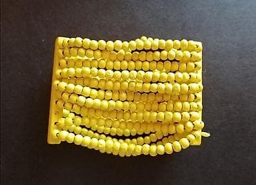 cepaci za drva: Zuta prilagodljiva narukvica. Perle su od drveta na lalafo.rs — 2 cepaci za drva: Zuta prilagodljiva narukvica. Perle su od drveta — 2