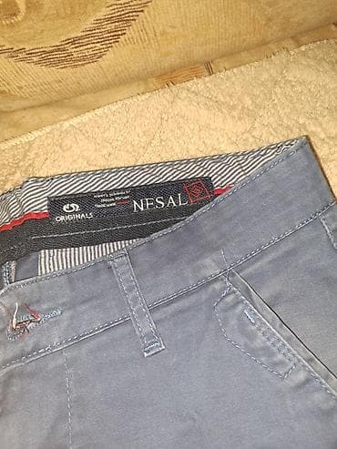Muske letnje pantalone kao nove, teget plave 34 vel na lalafo.rs — 6 Muske letnje pantalone kao nove, teget plave 34 vel — 6