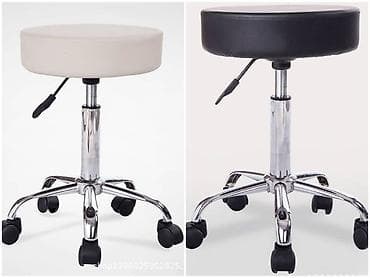 Pomocna kozmetička stolica na točkiće – okruglo sedište - Okruglo na lalafo.rs — 1 Pomocna kozmetička stolica na točkiće – okruglo sedište - Okruglo — 1