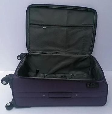 Travel suitcases and bags: Reddy Wenge kofer na točkiće – tekstilni, tamnoljubičaste boje at lalafo.rs — 8 Travel suitcases and bags: Reddy Wenge kofer na točkiće – tekstilni, tamnoljubičaste boje — 8