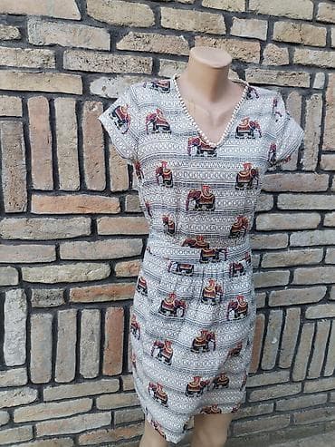 Viskozna haljina, vel M, kao nova. - Materijal: prijatna viskoza na lalafo.rs Viskozna haljina, vel M, kao nova. - Materijal: prijatna viskoza