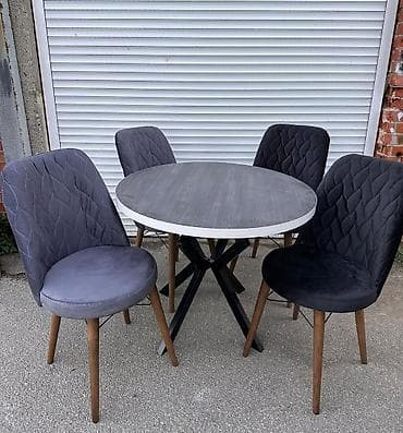 Set za trpezariju – okrugli sto + 4 stolice na lalafo.rs — 5 Set za trpezariju – okrugli sto + 4 stolice — 5