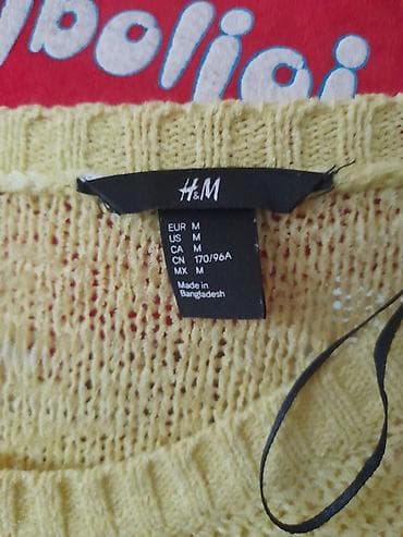 H&M pleteni džemper, žute boje. - Veličina: M (EUR M, US M, CA M na lalafo.rs — 1 H&M pleteni džemper, žute boje. - Veličina: M (EUR M, US M, CA M — 1