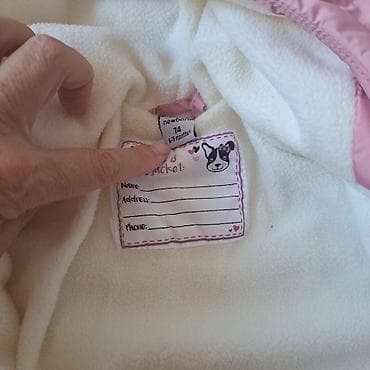 Zimski bebi skafander, roze boje, sa kapuljačom i ušima. Model sa na lalafo.rs — 2 Zimski bebi skafander, roze boje, sa kapuljačom i ušima. Model sa — 2