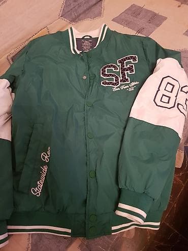 Zelena varsity/bomber jakna “Statewide – New York Athletics” - Model na lalafo.rs — 2 Zelena varsity/bomber jakna “Statewide – New York Athletics” - Model — 2