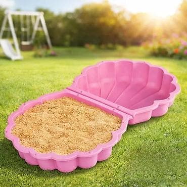 All for children's playground: Dečije dvostruko peskalište u obliku školjke - Dvodelni dizajn: jedna at lalafo.rs — 1 All for children's playground: Dečije dvostruko peskalište u obliku školjke - Dvodelni dizajn: jedna — 1