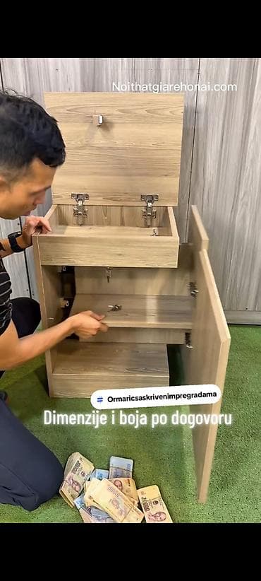 Furniture: -Ormaric sa skrivenim pregradama se izradjuje od Univera debljine 18 at lalafo.rs — 3 Furniture: -Ormaric sa skrivenim pregradama se izradjuje od Univera debljine 18 — 3
