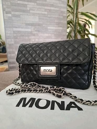 MONA ženska torba preko ramena - Model: klasična lančana “flap” na lalafo.rs MONA ženska torba preko ramena - Model: klasična lančana “flap”