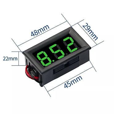 Electronics: Digitalni Led Voltmetar Jednosmerni 5v do 120v DC Crveni at lalafo.rs — 3 Electronics: Digitalni Led Voltmetar Jednosmerni 5v do 120v DC Crveni — 3
