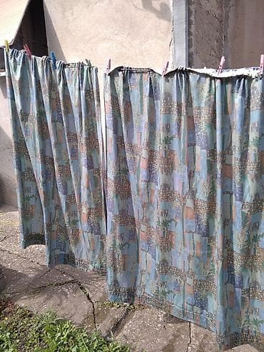 Draperije-2 zavese dim. jedne je 120x130 sa usivenim trakama za na lalafo.rs — 1 Draperije-2 zavese dim. jedne je 120x130 sa usivenim trakama za — 1