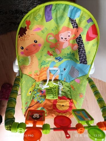 Dressers: Vibrirajuća ležaljka/ljuljaška za bebe sa motivima džungle - Mekano at lalafo.rs — 1 Dressers: Vibrirajuća ležaljka/ljuljaška za bebe sa motivima džungle - Mekano — 1