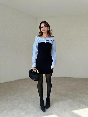 🔥Mini haljina sa efektom “dve u jednoj” – spoj košulje i na lalafo.rs — 4 🔥Mini haljina sa efektom “dve u jednoj” – spoj košulje i — 4