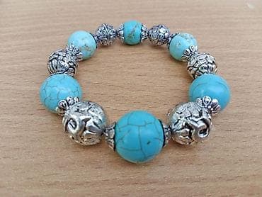 Narukvica tirkizni Haulit 2 Narukvica tirkizni Haulit, poludragi na lalafo.rs — 3 Narukvica tirkizni Haulit 2 Narukvica tirkizni Haulit, poludragi — 3