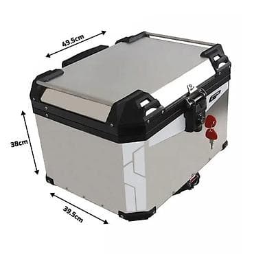 Transport: Aluminijumski gornji kofer za motor – GP - Materijal: aluminijum sa at lalafo.rs — 2 Transport: Aluminijumski gornji kofer za motor – GP - Materijal: aluminijum sa — 2