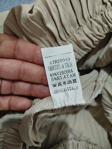 pantalone gina benotti: Dvodijelni komplet od plisirane tkanine – bež od L xl xxl - Gornji na lalafo.rs — 6 pantalone gina benotti: Dvodijelni komplet od plisirane tkanine – bež od L xl xxl - Gornji — 6