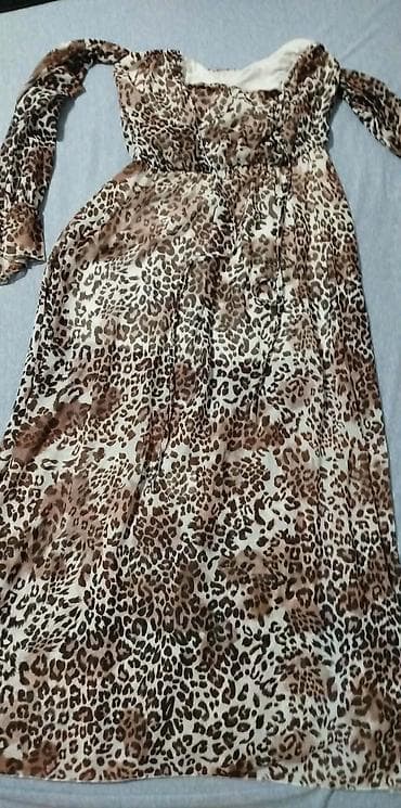 Haljina sa leopard printom - Dužina: midi do dugu, široka lepršava na lalafo.rs Haljina sa leopard printom - Dužina: midi do dugu, široka lepršava