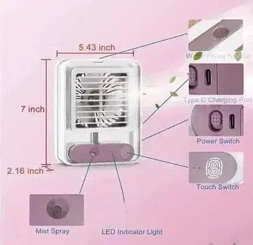 VENTILATOR mini klima
mini ventilator sa raspršivačem
1839.0 na lalafo.rs VENTILATOR mini klima
mini ventilator sa raspršivačem
1839.0