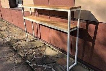 Antique Console Tables: DRVO&METAL KONZOLA MODEL C5 | Izrada nameštaja po meri Drvo& at lalafo.rs — 6 Antique Console Tables: DRVO&METAL KONZOLA MODEL C5 | Izrada nameštaja po meri Drvo& — 6