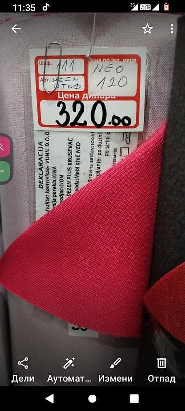 Sewing materials: Dekorativne tkanine – više dezena - Materijal: dekor (pogodno za at lalafo.rs — 10 Sewing materials: Dekorativne tkanine – više dezena - Materijal: dekor (pogodno za — 10